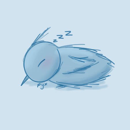 sleeby birb